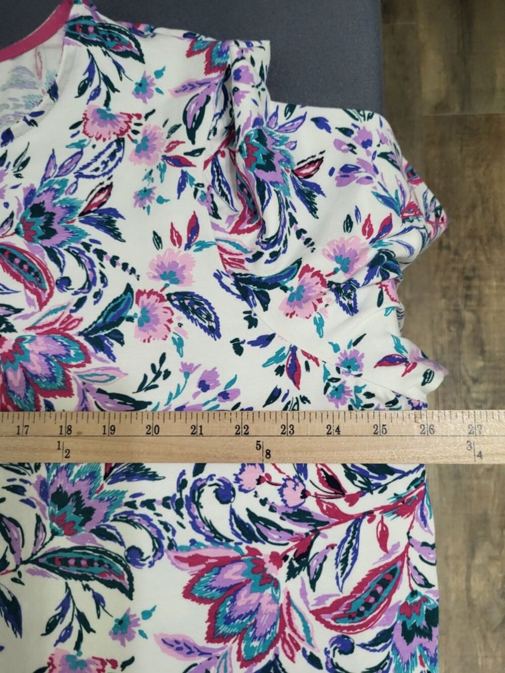 Appleseed's Women's 2XL Long Sleeve Shirt Floral Print Cottagecore Mature - Picture 4 of 6